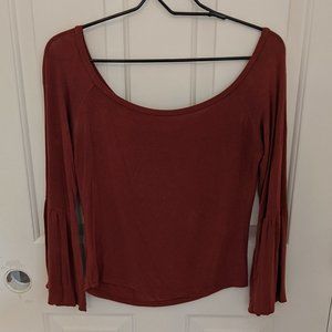 Off-The-Shoulder LA Hearts Top